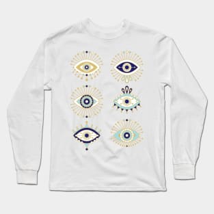 evil eyes Long Sleeve T-Shirt